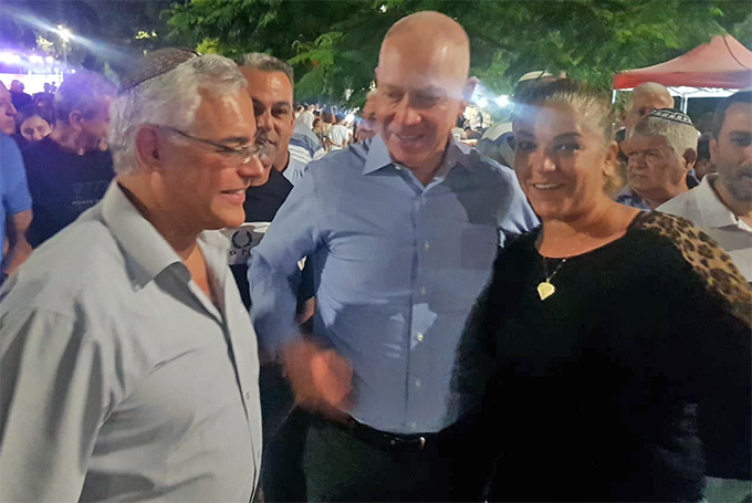 בית שאן: השר יואב גלנט 'מכולנו' תומך בז'קי לוי לראשות העיר